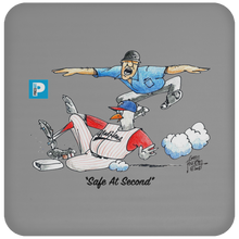 "Safe At Second" Coaster