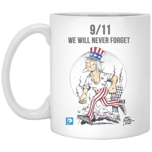 9/11 We Will Never Forget Mug