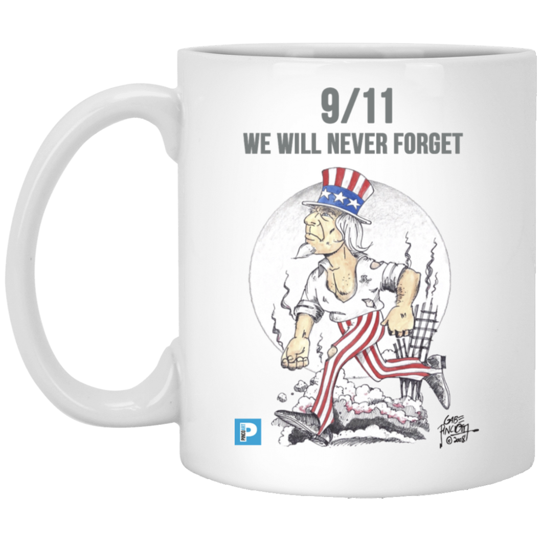 9/11 We Will Never Forget Mug
